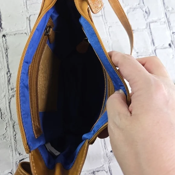 Artist Expressions by Sharif hand painted leather purse